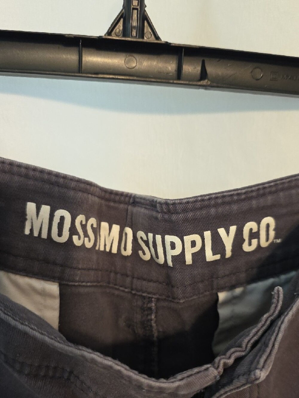 Mossimo Supply Co. Men's Flat-Front Shorts — Charcoal Gray - Picture 3 of 6